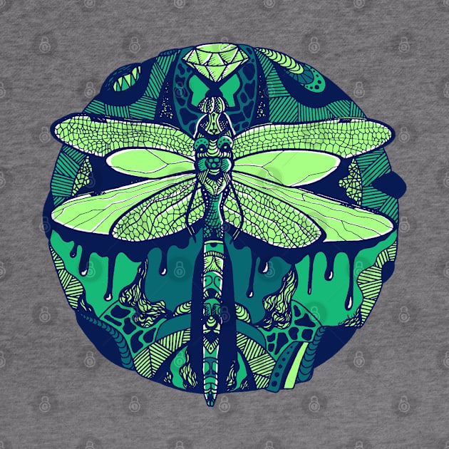 Ngreen Circle of the Dragonfly by kenallouis